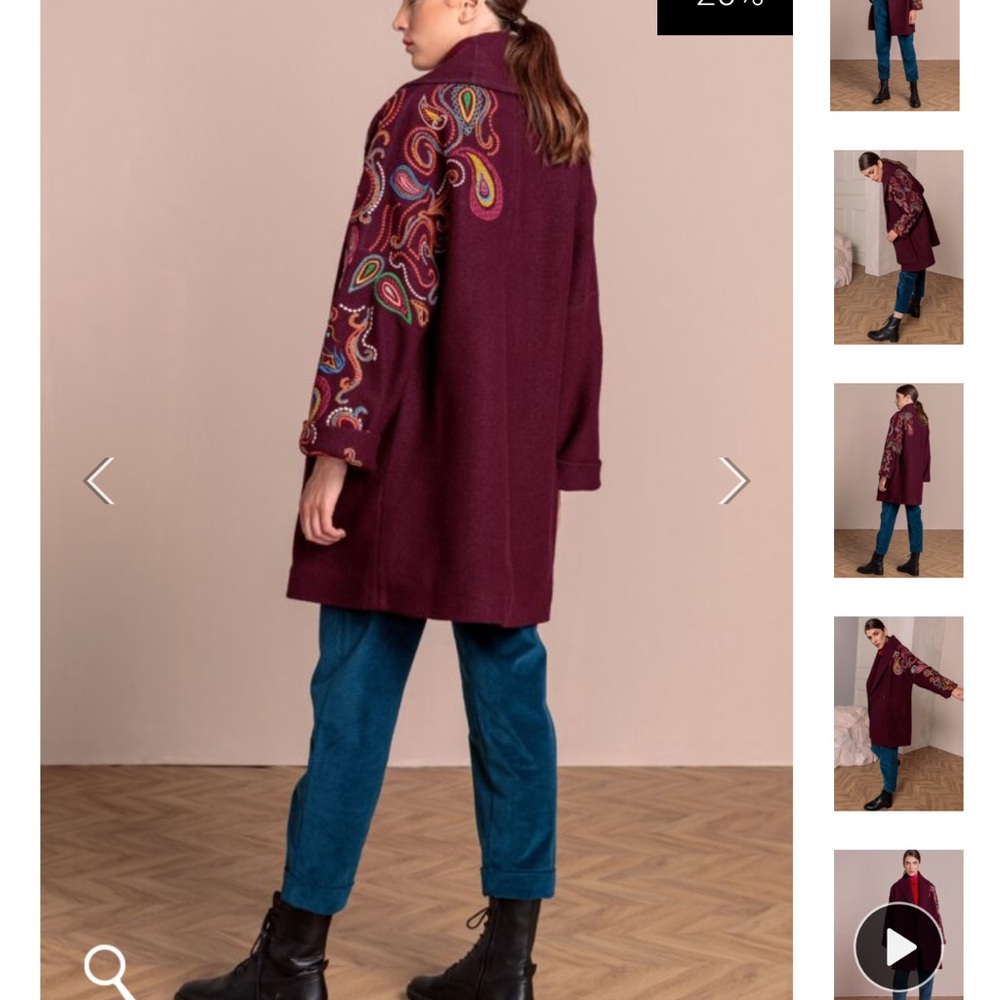 IVKO Woman Coat Size 44/46, oversize fit, XL - Picture 14 of 15